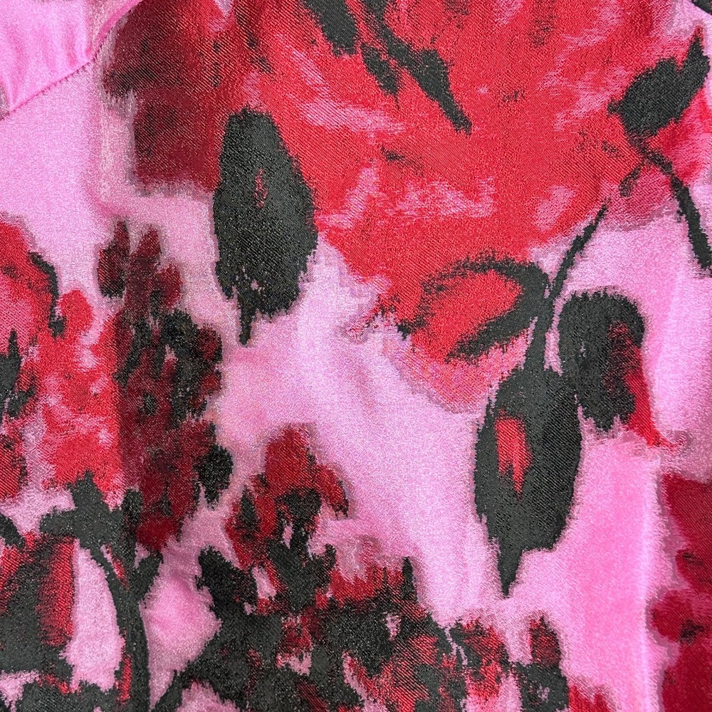 NWT TUCKERNUCK Pink Red Begonia Blossom Jacquard Palmerston Dress Small - Picture 8 of 13